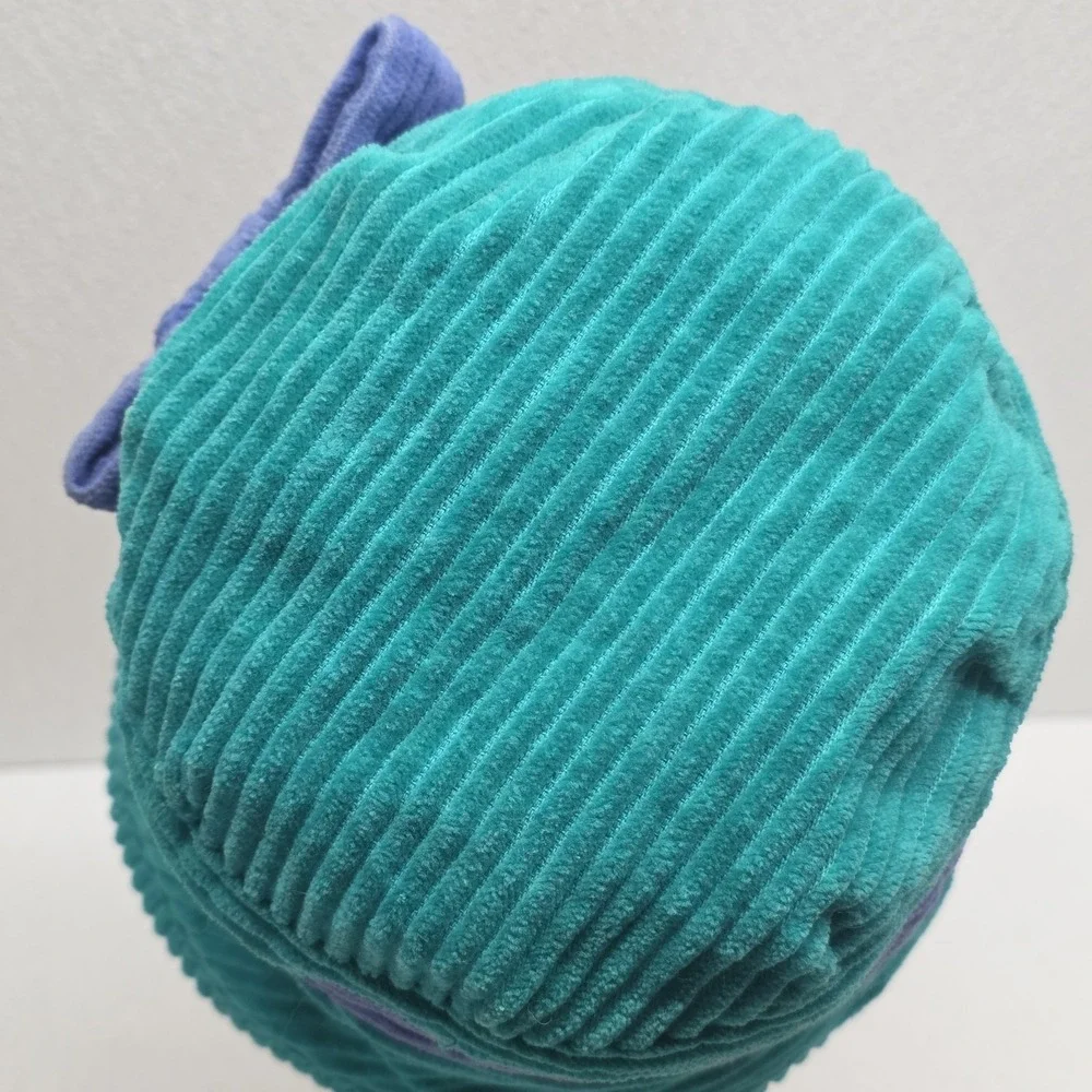 Gymboree Kids Medium/Large Blue Green Turquoise Corduroy Blue Bow Bucket Hat
